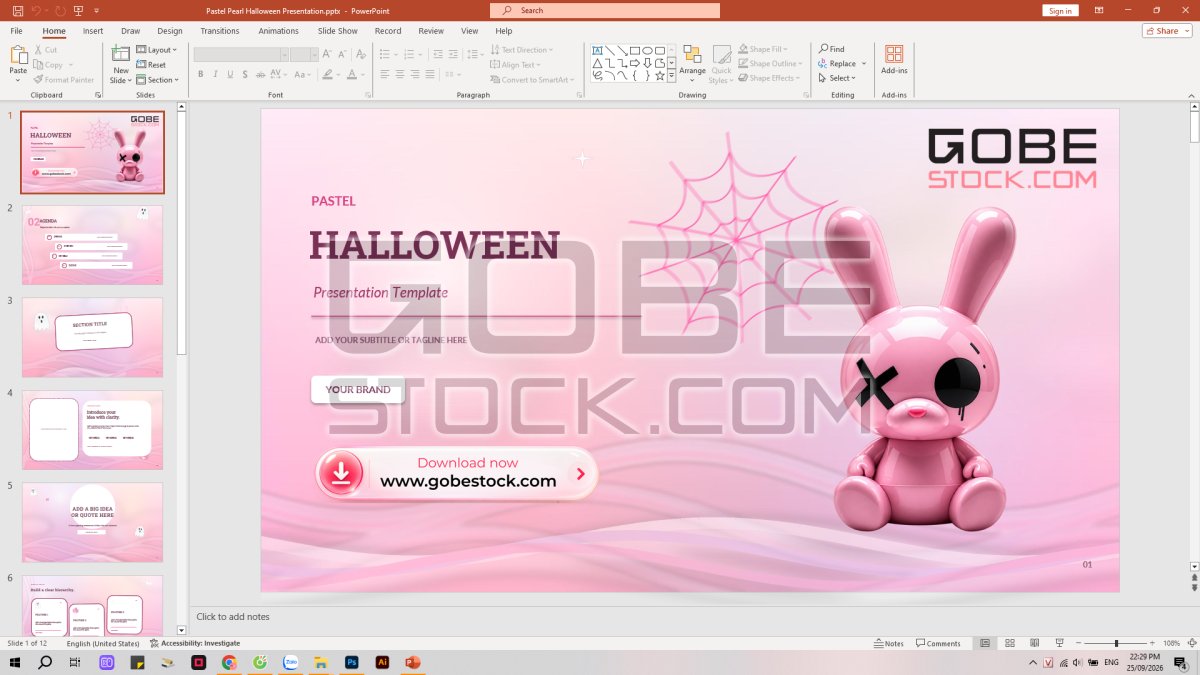 Pastel Pearl Halloween Presentation