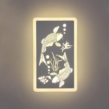 Đèn tường LED tranh cá chép Venus V8122