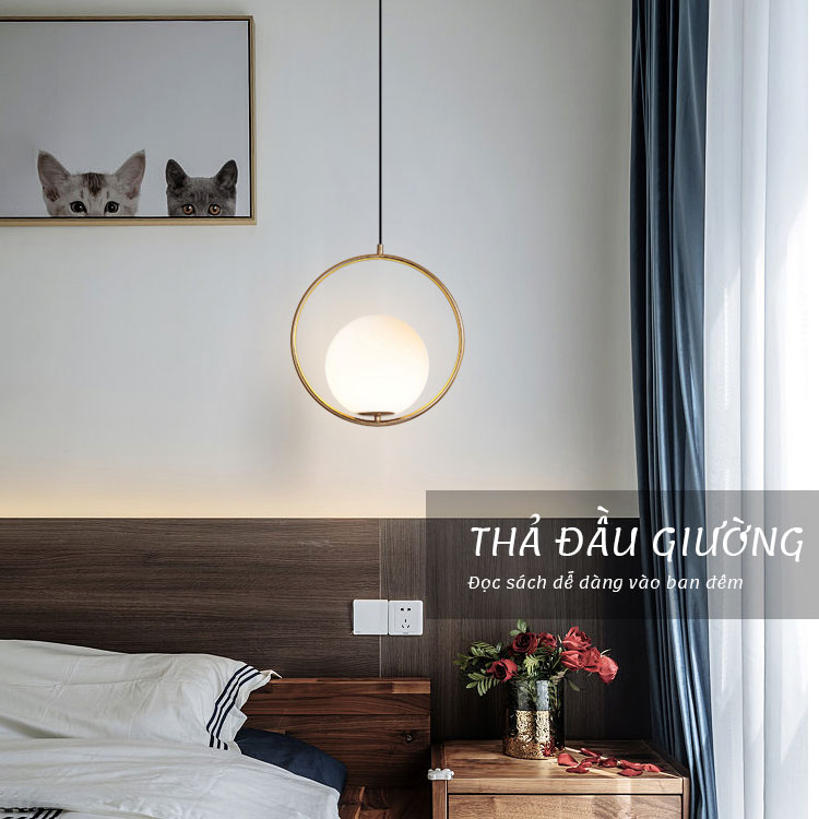 Đèn thả quả cầu thủy tinh Moonlight Venus DM800/1 Đèn thả quả cầu thủy tinh Moonlight Venus DM800/1