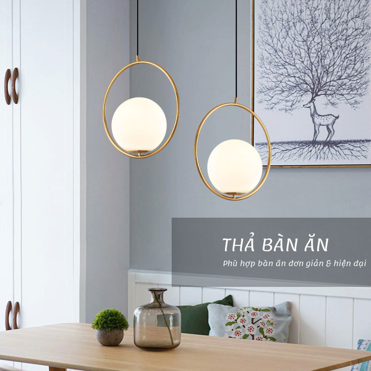 Đèn thả quả cầu thủy tinh Moonlight Venus DM800/1 Đèn thả quả cầu thủy tinh Moonlight Venus DM800/1