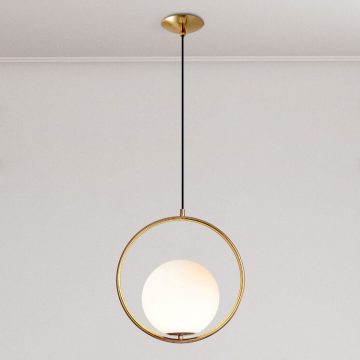 Đèn thả quả cầu thủy tinh Moonlight Venus DM800/1 trang trí bàn ăn đầu giường ngủ