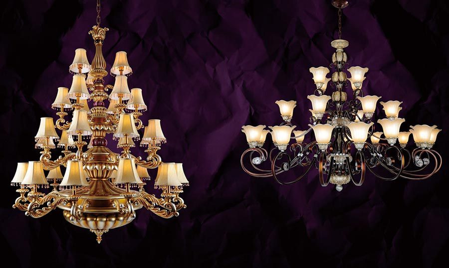 Đèn chùm đồng Tây Ban Nha