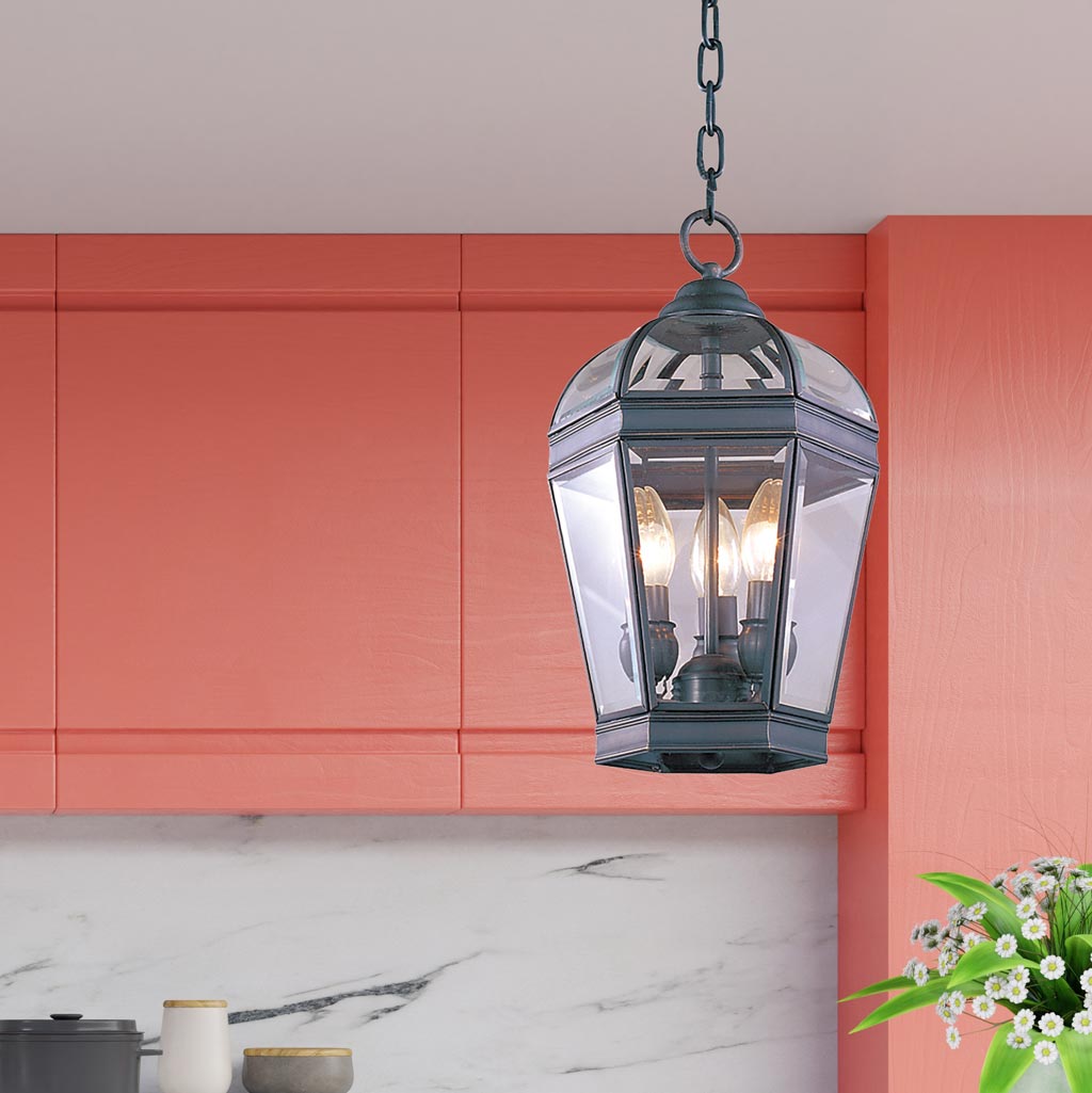 Đèn thả đồng lồng nến đơn giản cao cấp Venus 100010-03 3 Bóng Đèn thả đồng lồng nến đơn giản cao cấp Venus 100010-03 3 Bóng