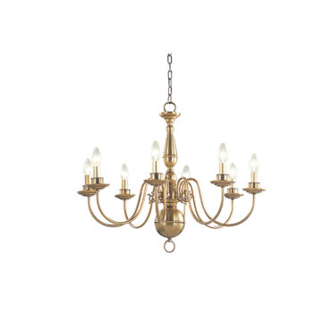 Đèn Chùm Đồng Kiểu Pháp Cổ Điển Venus 100063-08 8 tay bóng nến