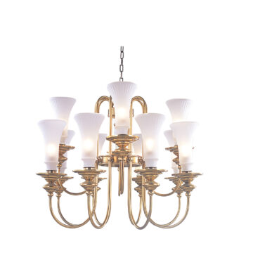 Đèn Chùm Đồng Kiểu Pháp Cổ Điển Venus 100088-12 12 tay bóng nến