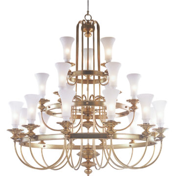 Đèn Chùm Đồng Kiểu Pháp Cổ Điển Venus 100088-21 21 tay bóng nến