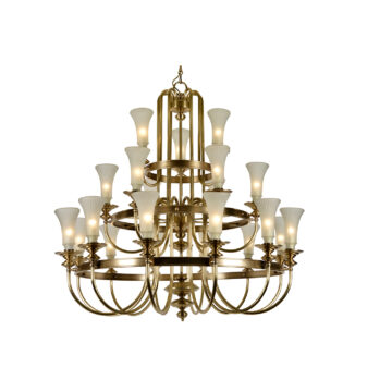 Đèn Chùm Đồng Kiểu Pháp Cổ Điển Venus 100088-21B 21 tay bóng nến