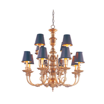 Đèn Chùm Đồng Kiểu Pháp Cổ Điển Venus 100142-12 12 tay bóng nến