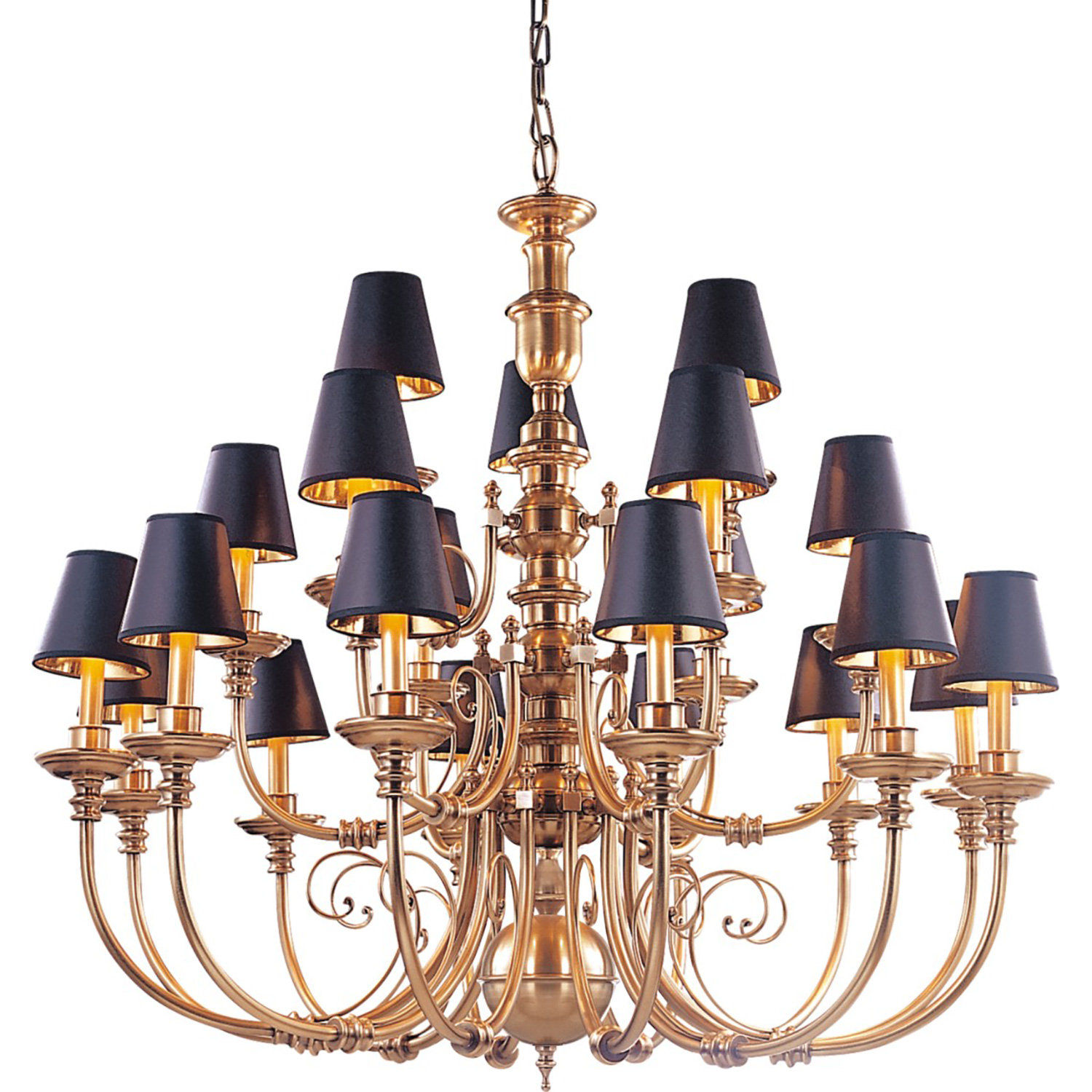 Đèn Chùm Đồng Kiểu Pháp Cổ Điển Venus 100142-21 21 tay bóng nến Đèn Chùm Đồng Kiểu Pháp Cổ Điển Venus 100142-21 21 tay bóng nến