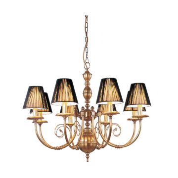Đèn Chùm Đồng Kiểu Pháp Cổ Điển Venus 100144-08 8 tay bóng nến