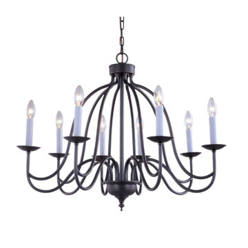 Đèn Chùm Đồng Kiểu Châu Âu Cổ Điển Venus 100175-08 8 tay bóng nến