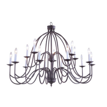 Đèn Chùm Đồng Kiểu Châu Âu Cổ Điển Venus 100175-15 15 tay bóng nến