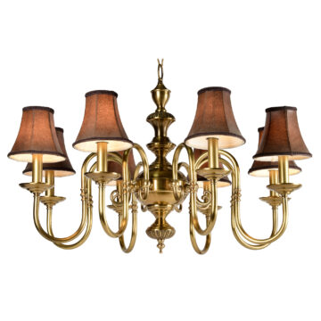 Đèn Chùm Đồng Kiểu Châu Âu Cổ Điển Venus 100191-08 8 tay bóng nến