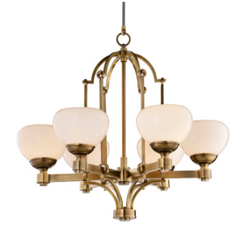 Đèn Chùm Đồng Kiểu Italia Cổ điển Venus 100261-06 6 tay bóng nến