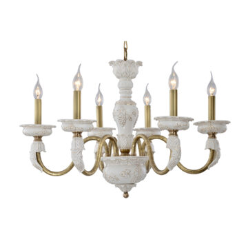 Đèn Chùm Đồng Kiểu Tân Cổ Điển Venus 100304-06 6 tay bóng nến