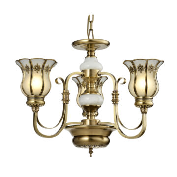 Đèn Chùm Đồng Kiểu Tân Cổ Điển Venus 100363-03 3 tay bóng nến