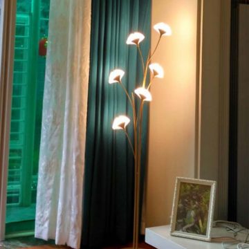 Đèn cây trang trí bằng gỗ nhiều nhánh nghệ thuật Venus TD50086/6Y