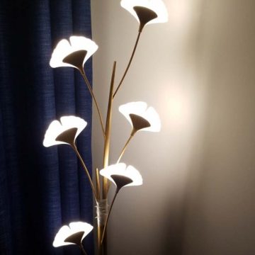 Đèn cây trang trí bằng gỗ nhiều nhánh nghệ thuật Venus TD50086/6Y