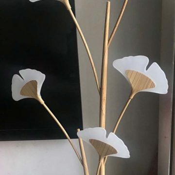 Đèn cây trang trí bằng gỗ nhiều nhánh nghệ thuật Venus TD50086/6Y