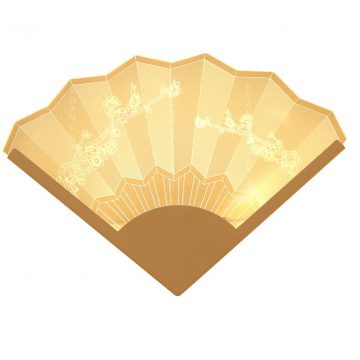 Đèn tường LED trang trí hình cây quạt Venus