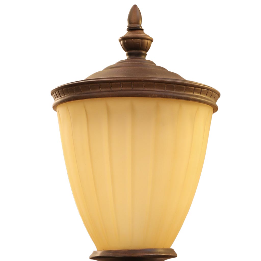 Đèn trụ gắn cổng ngoài trời con sư tử chao thủy tinh Venus VROG1102 Đèn trụ gắn cổng ngoài trời con sư tử chao thủy tinh Venus VROG1102