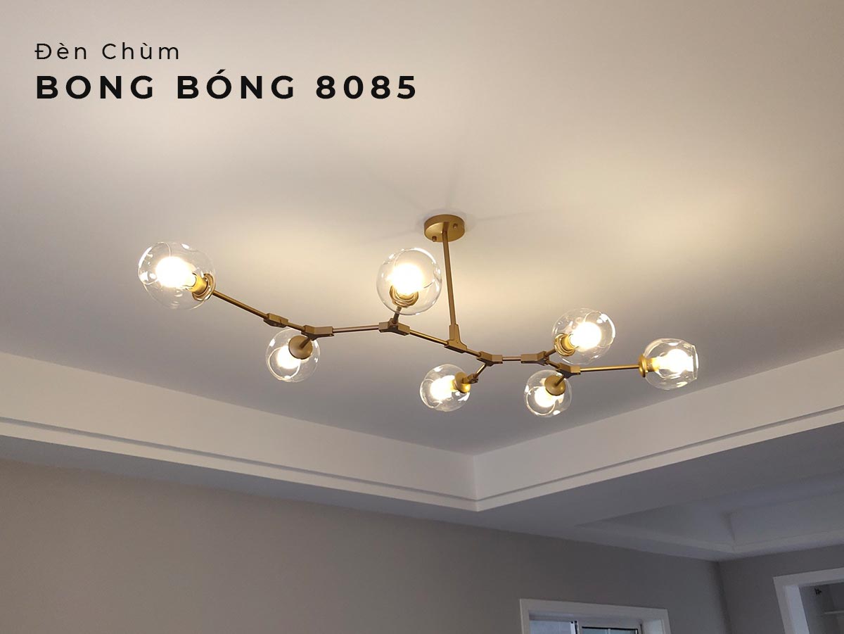 Đèn thả trang trí vòng tròn pha lê cao cấp Venus KD681418