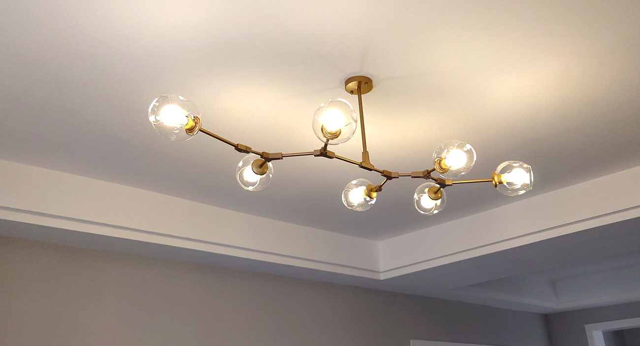 Đèn thả trang trí vòng tròn pha lê cao cấp Venus KD681418