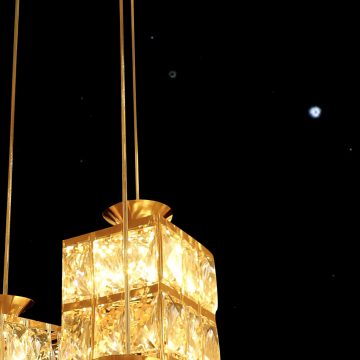 Đèn thả bàn ăn pha lê 3 bóng Venus CR73137