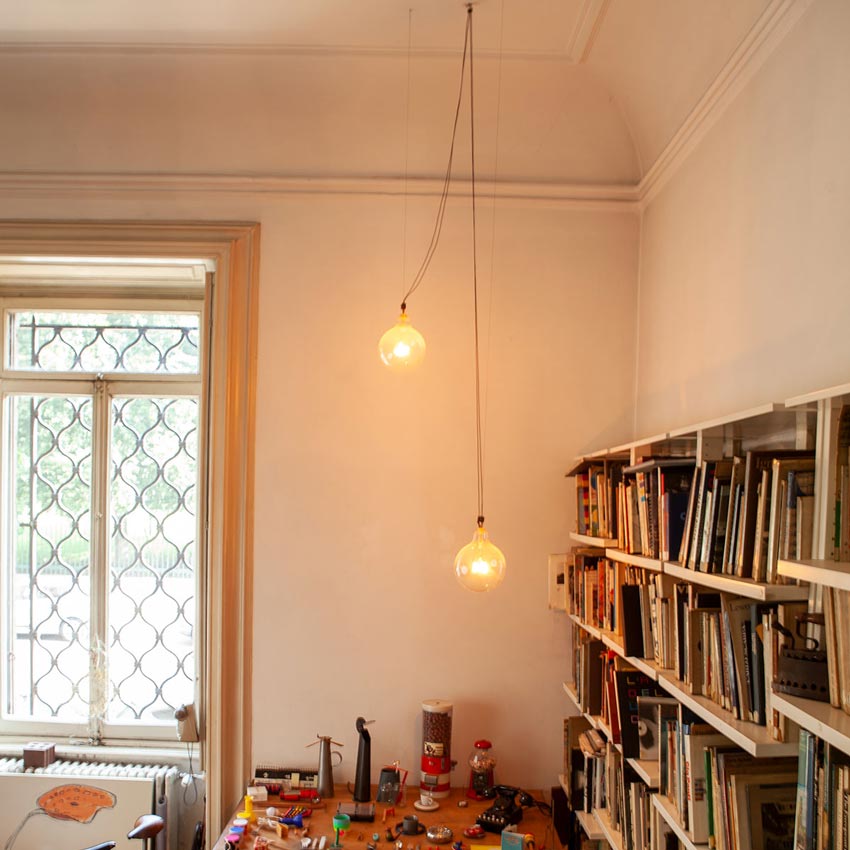 Đèn thả thủy tinh trang trí FLOS Bulbo57