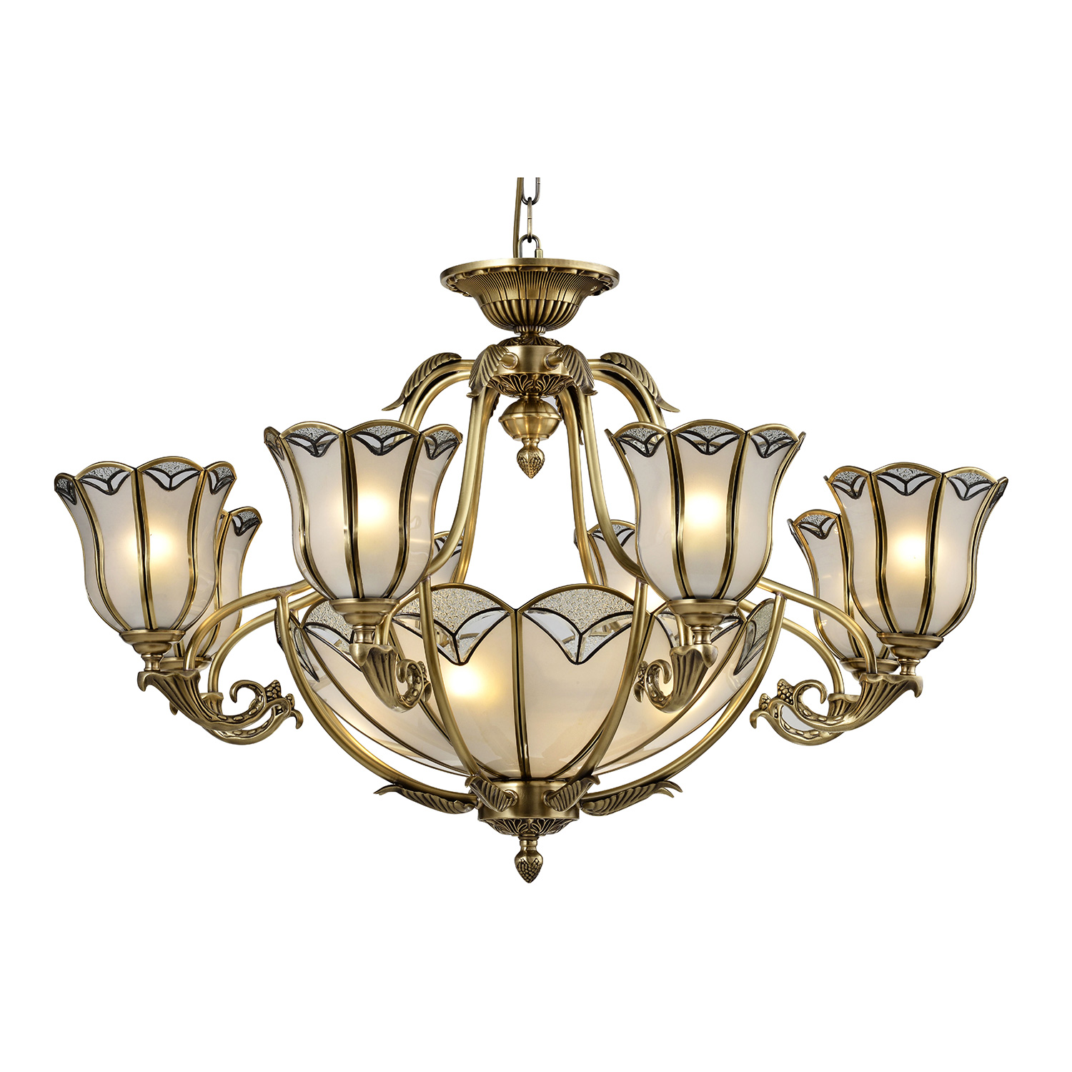 Đèn Chùm Đồng Kiểu Hoàng Gia Châu Âu Venus 200368-8+4 12 tay bóng nến Đèn Chùm Đồng Kiểu Hoàng Gia Châu Âu Venus 200368-8+4 12 tay bóng nến
