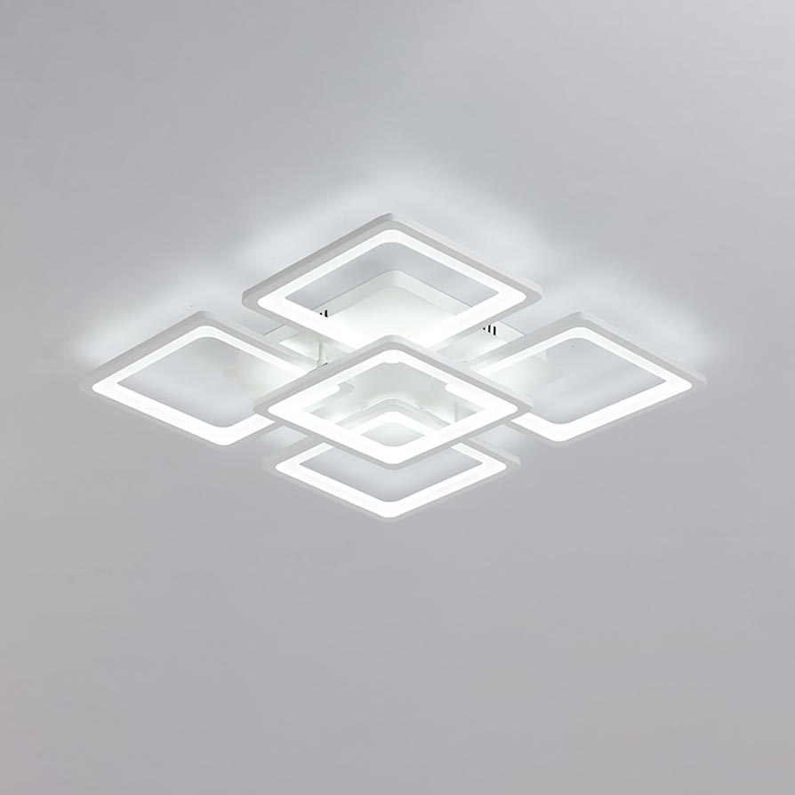 Đèn ốp trần LED 5 ô vuông mâm 550x550 Venus KD6820 Đèn ốp trần LED 5 ô vuông mâm 550x550 Venus KD6820