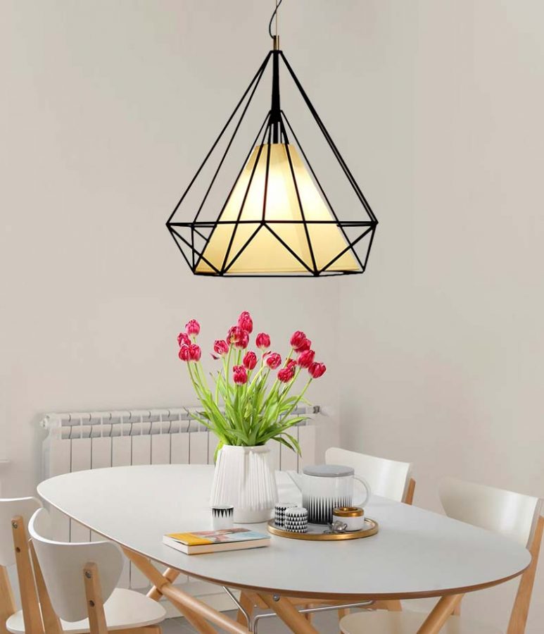 đèn thả kim cương