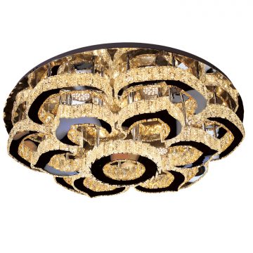 Đèn ốp trần pha lê đổi màu mâm 800mm Venus VR9031/800