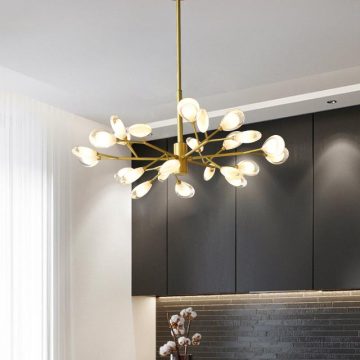 Đèn chùm chao thủy tinh hiện đại Venus Hera DL801