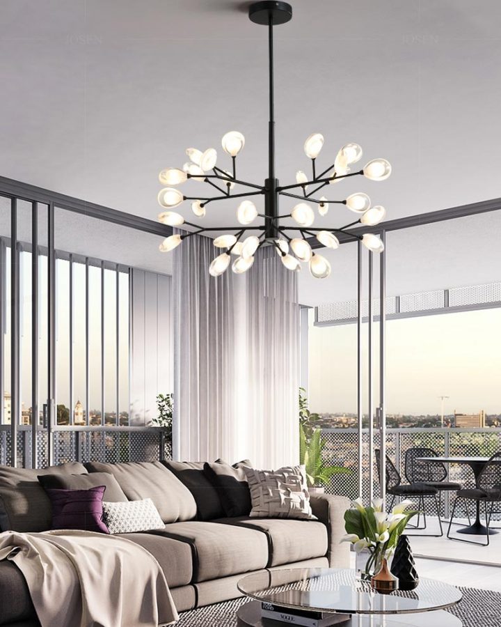 Đèn chùm chao thủy tinh hiện đại Venus Hera DL801