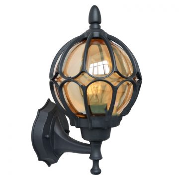 Đèn tường quả cầu sắt thủy tinh Venus 0097AS