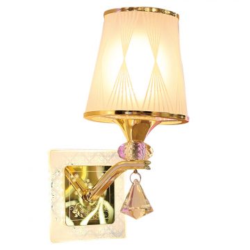 Đèn vách tường kim loại chao vải xếp Venus VR6256/1