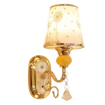 Đèn vách tường kim loại chao vải hoa bồ công anh Venus VR8021/1