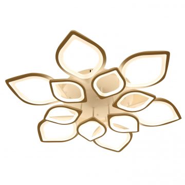 Đèn ốp trần LED mâm tròn 90cm Hoa sen 12 cánh Venus 1269/6+6