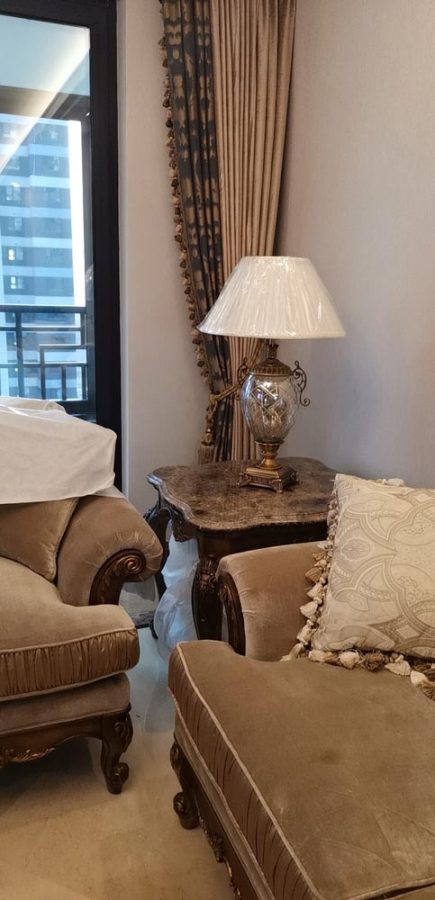 đèn bàn pha lê venus