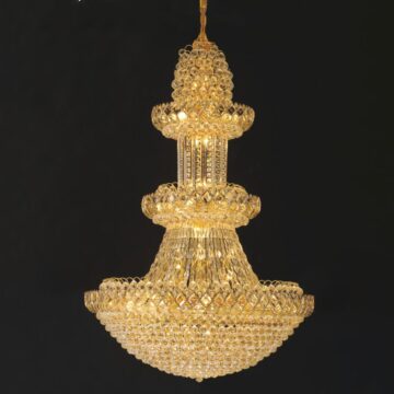 Đèn chùm pha lê khách sạn ba vòng Venus 3140