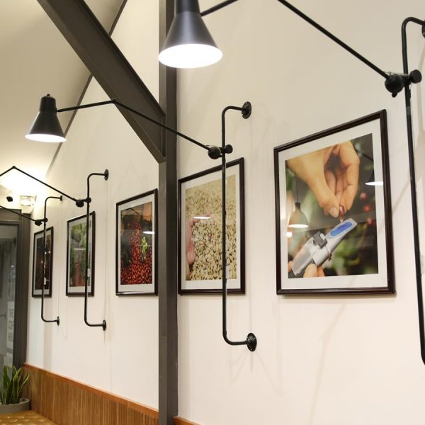 đèn tường led trang trí quán cafe