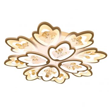 Đèn ốp trần LED hình bông hoa 12 cánh 800mm Venus NF9805/8+4 (120W)