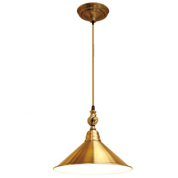 Đèn thả trang trí kim loại giả đồng chụp nón Venus 616CR