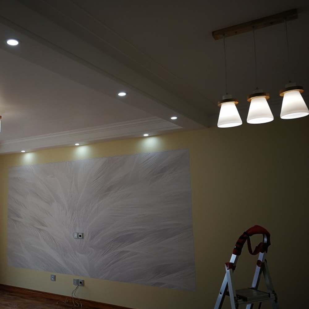 ĐÈN THẢ TRANG TRÍ CHIẾU SÁNG BÀN ĂN CHAO THỦY TINH HÌNH NÓN CHUÔI GỖ CAO CẤP