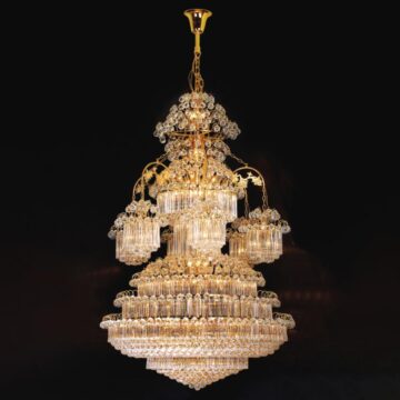 Đèn chùm pha lê cho nhà hàng tiệc cưới Venus KD072302