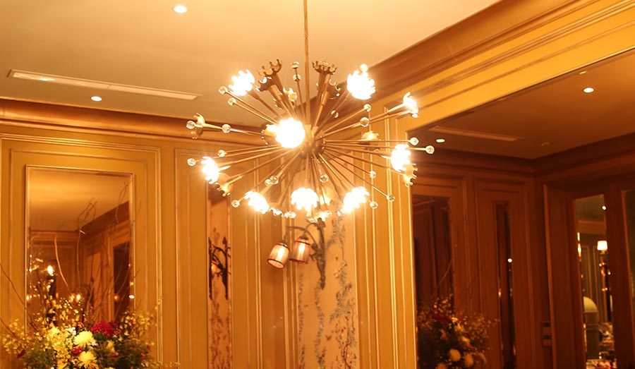 đèn chùm pha lê cho quán cafe tphcm