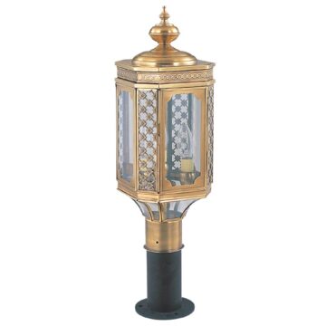 Đèn cây sân vườn Đồng hoa văn cổ điển cao cấp Venus 500077-03