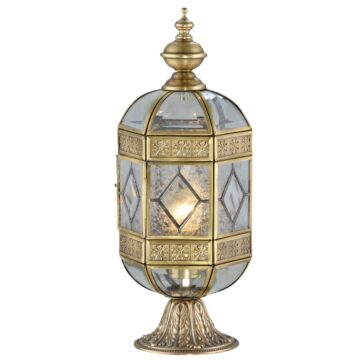 Đèn trụ cổng ngoài trời Đồng cổ điển nghệ thuật Venus 500166-01A