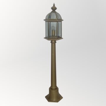 Đèn trụ cao soi sân vườn Đồng cổ điển Venus 500166-01B